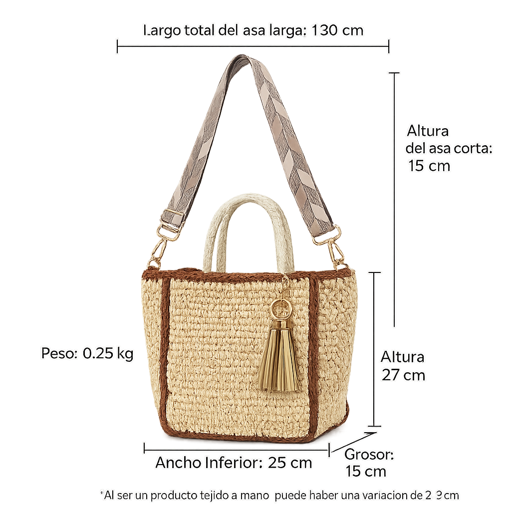 Bolso Capri Luxe Sand